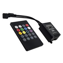 Controlador musical tiras LED 12V/5V/24V RGB