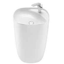 Lavabo con pedestal Beyond 50x45cm Roca