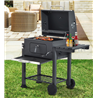Barbacoa con ruedas y estantes - Outsunny