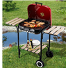 Barbacoa de carb&oacute;n con ruedas - Outsunny