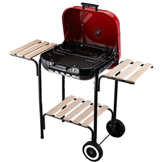 Barbacoa de carb&oacute;n con ruedas - Outsunny