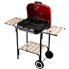 Barbacoa de carb&oacute;n con ruedas - Outsunny