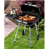Barbacoa de carb&oacute;n multifuncional - Outsunny