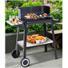 Barbacoa Grill con parrillas ajustables - Outsunny