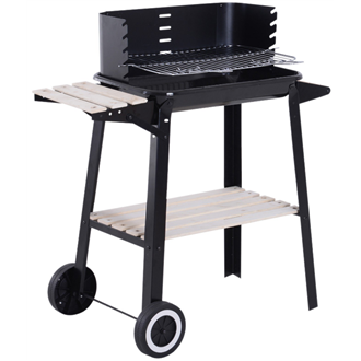 Barbacoa Grill con parrillas ajustables - Outsunny