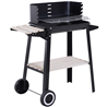 Barbacoa Grill con parrillas ajustables - Outsunny