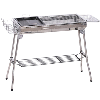 Barbacoa plegable para exteriores - Outsunny
