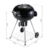 Barbacoa circular ahumeante - Outsunny