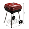 Barbacoa elegante de porcelana - Outsunny
