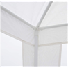 Carpa blanca impermeable de 3 x 3 m Outsunny