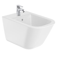 Bidé suspendido con fijaciones ocultas The Gap Square Roca