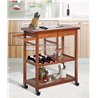 Carro de cocina madera natural
