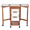Carro de cocina extensible madera 