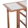 Carro de cocina extensible madera 