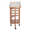 Carro de cocina extensible madera 