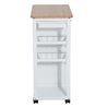 Carro de cocina completo madera blanco