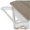 Carro de cocina extensible madera blanco