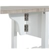 Carro de cocina extensible madera blanco