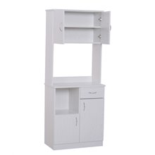 Mueble auxiliar cocina 178 cm blanco