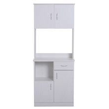 Mueble auxiliar cocina 178 cm blanco