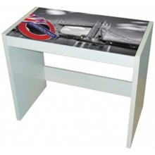 Escritorio cristal diseño LONDON Iberodepot