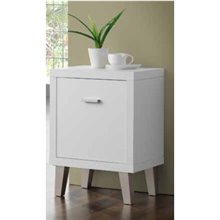 Mesa auxiliar puerta blanca Iberodepot