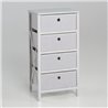 Cajonera PLEGABLE 4 cajones blanca IberoDepot