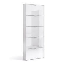 Zapatero 5 puertas blanco Iberodepot