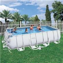 Piscina desmontable rectangular 549x274x122 cm...