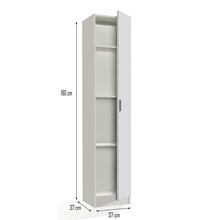 Armario columna multiusos blanco IberoDepot