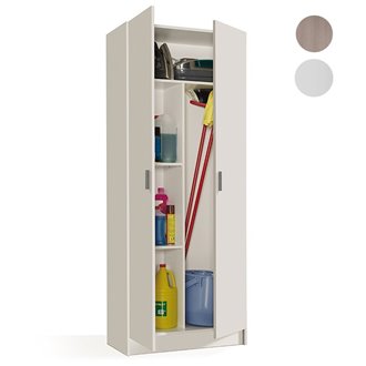 Armario 2 puertas ESCOBERO blanco IberoDepot