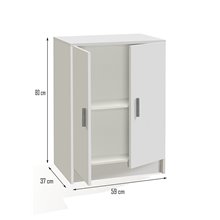 Armario pequeño multiusos blanco IberoDepot