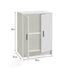 Armario peque&ntilde;o multiusos blanco IberoDepot