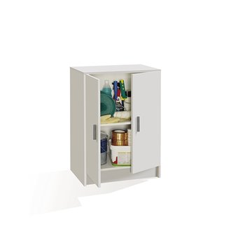 Armario peque&ntilde;o multiusos blanco IberoDepot