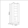 Armario multiusos 2 puertas blanco IberoDepot