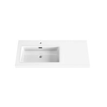 Lavabo encimera bogotá NEO con seno desplazado futurbaño