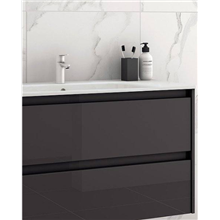 Mueble de baño 2 cajones con lavabo cerámico...