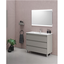 Mueble de baño 3 cajones con lavabo cerámico Sansa Royo
