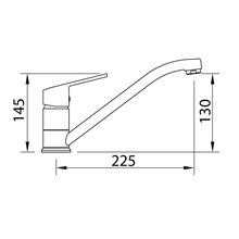 Grifo de fregadero Urban horizontal - CLEVER