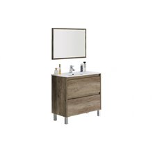 Mueble con lavabo y espejo KIT - IBERODEPOT