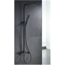 Columna de ducha negro mate Fiyi IMEX