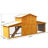 Conejera exterior grande de madera Pawhut