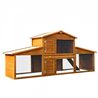 Conejera exterior grande de madera Pawhut
