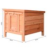 Conejera exterior de madera Pawhut
