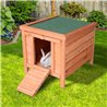 Conejera exterior de madera Pawhut