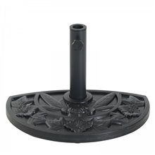Soporte de sombrilla semicircular Outsunny