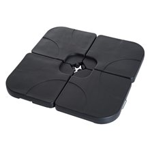Soporte para sombrillas rellenable 60L Outsunny
