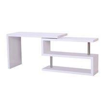 Escitorio blanco con estantería Homcom