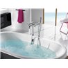 Ba&ntilde;era oval en blanco Newcast ROCA