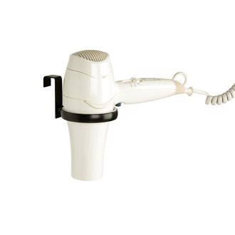 Soporte para secador negro mate para mueble CherryBath 